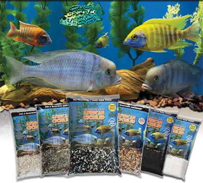 Cichlid Stones and Cichlid Substrate